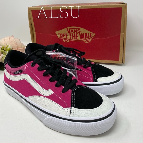 VANS TNT Advanced Protein Black Magenta Suede W - Picture 4 of 8